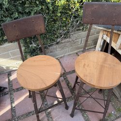 Vintage Metal Stools