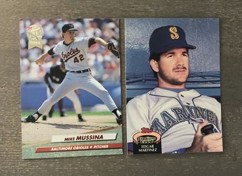 1992 Stadium Club Edgar Martinez & 1992 Fleer Ultra Mike Mussina
