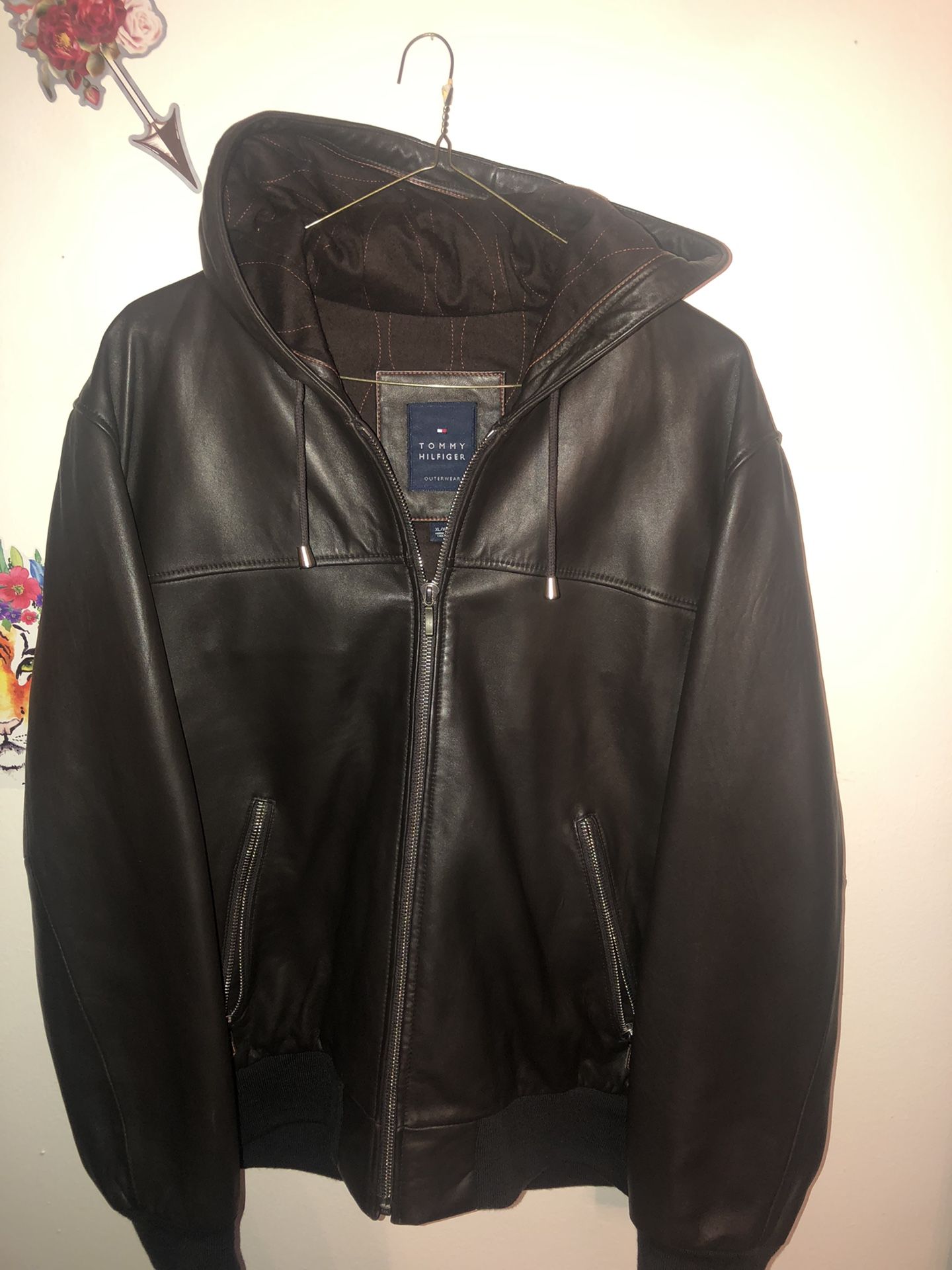 Tommy Hilfiger Jacket 100% Leather (Heavy)