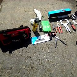All Tools Seen Only $40 Blower,Kobalt Drill..Tool Moto Bag.And More
