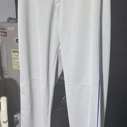 (BB - 42)   HIGH FIVE BASEBALL PANT LONG GRAY ADULT SIZE LARGE 