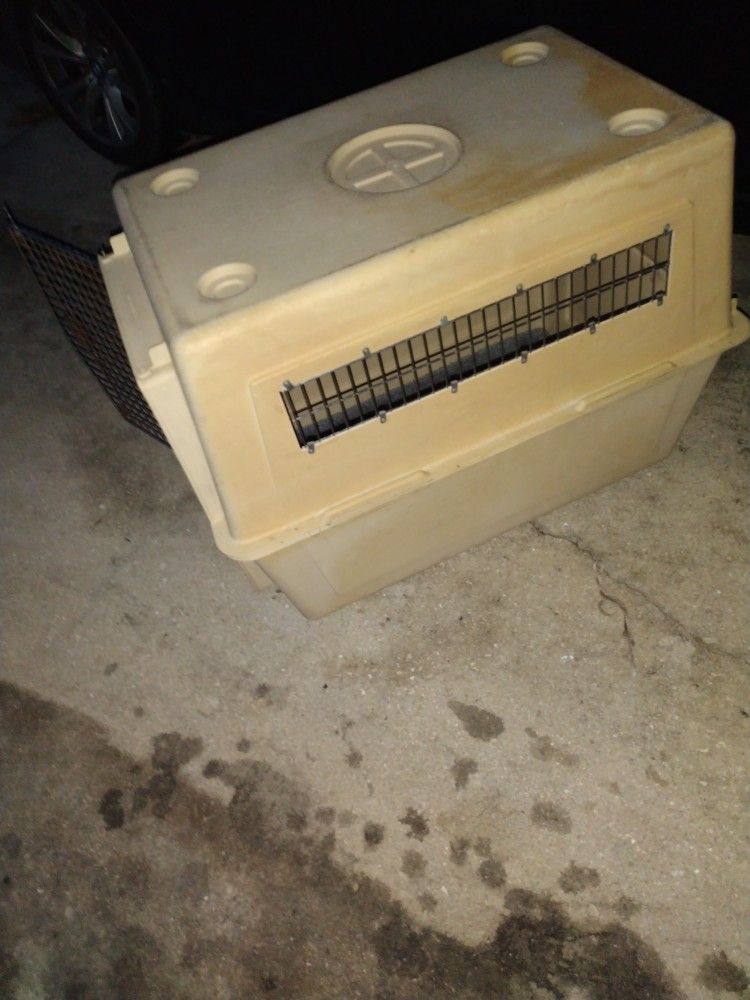 Large Plastic Dog Crate