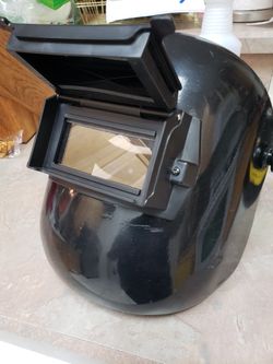 Custum pipe liner welding helmet