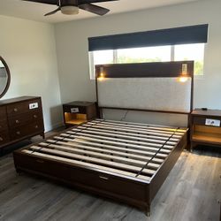 6pc King Storage Bedroom Set $3000