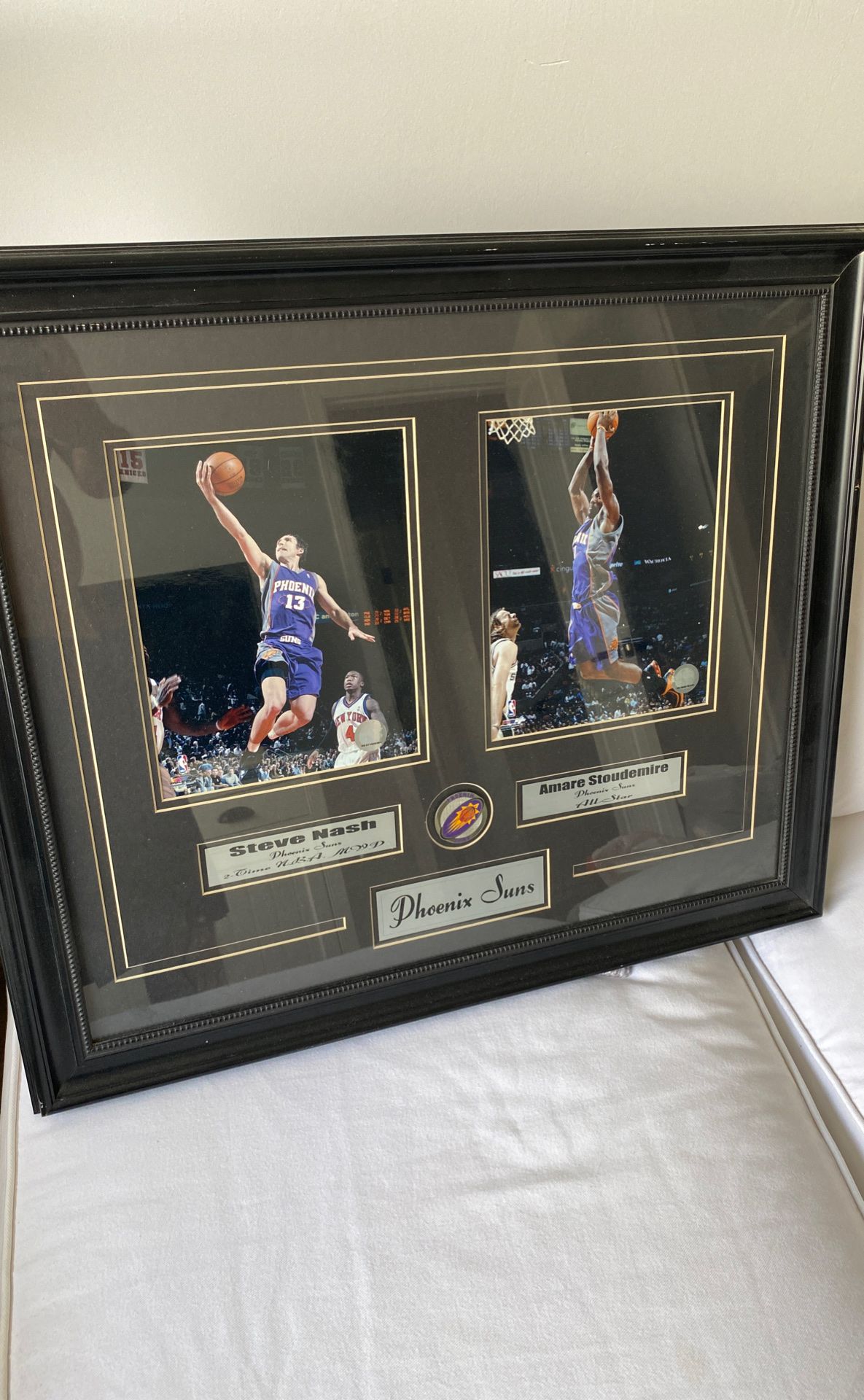 Phoenix Suns custom framed photos Steve nash and amare