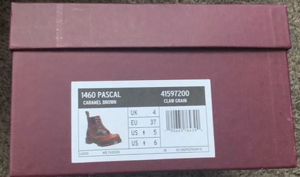 1460 Pascal Caramel Brown - Dr. Martens Made in England