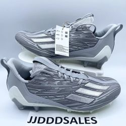 Adidas Adizero Football Cleats Silver Metallic Grey GX5414 Mens Sizes