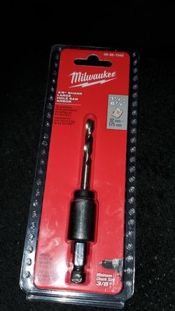 Milwaukee 3/8 hole saw