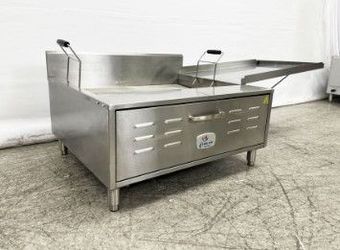 NSF Flat Bottom Funnel Cake Donut Donuts Fryer NG CTF-3R