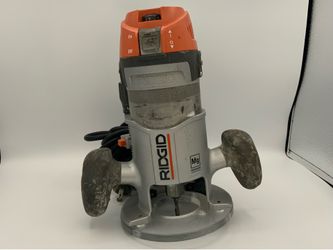 120V Corded Electric Router and Base - Ridgid