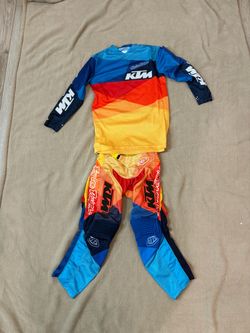 Troy Lee Designs Youth 20 GP Jet Navy/Orange/Yellow Pants / Jersey Youth Small