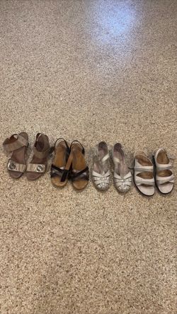 Summer comfort shoes 4 pairs