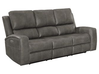Brickston Charcoal Triple Power Reclining Sofa