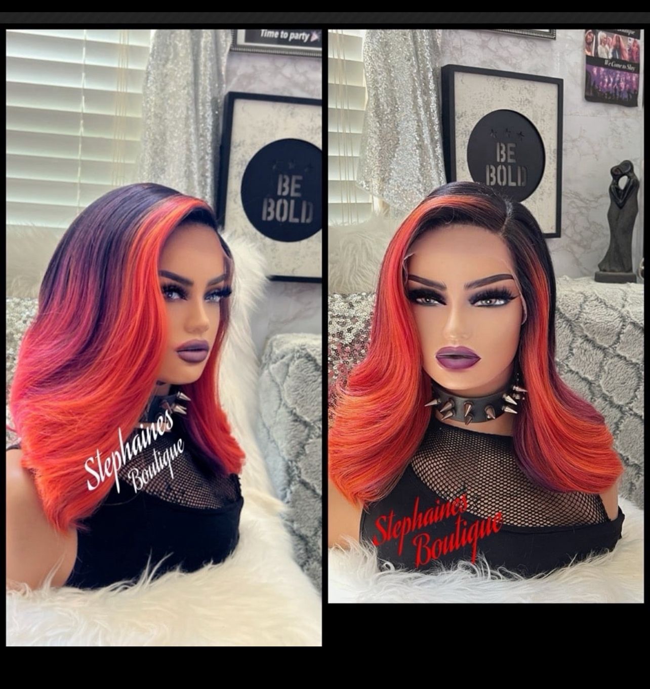 Human Hair Blended Lace Front Wig