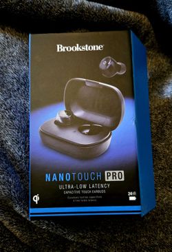 Brookstone NanoTouch PRO Earbuds