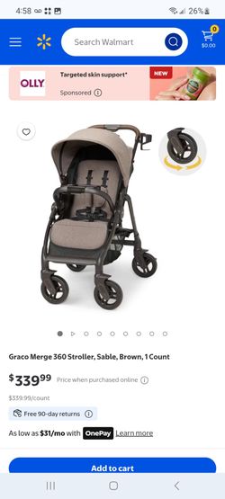 Graco Merge 360 Stroller $250