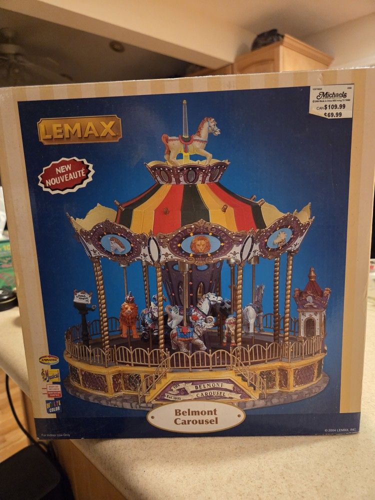 Lemax Village Belmount Carousel
