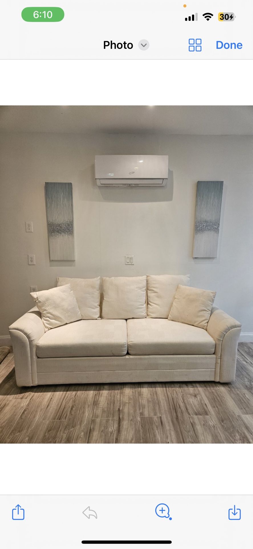 Sleeper Sofa With Arm Chair 