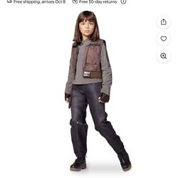 Star Wars Rouge One Jyn Erso Girls Halloween Costume Size Small 5-6 New