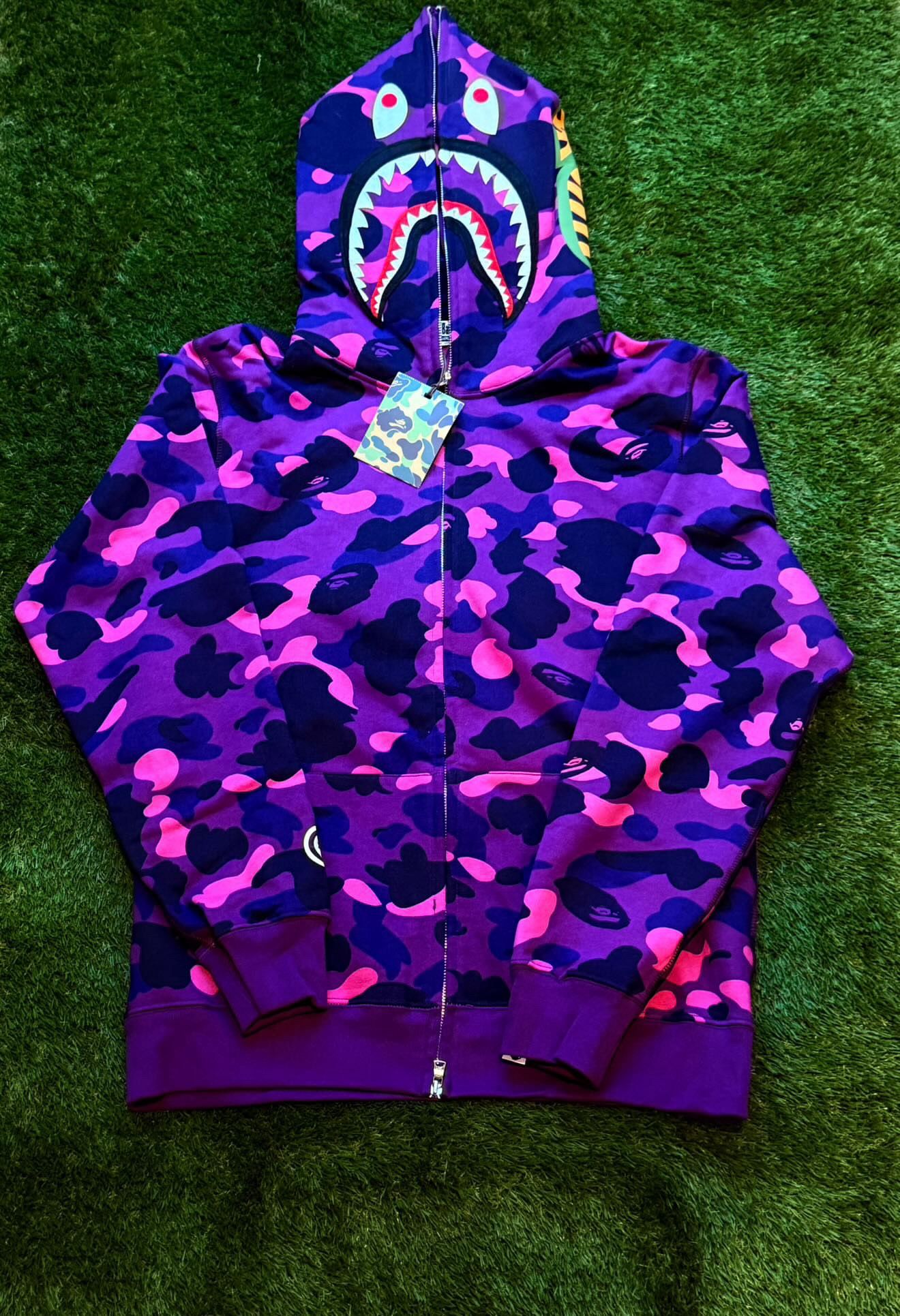 Purple Bape Hoodie 