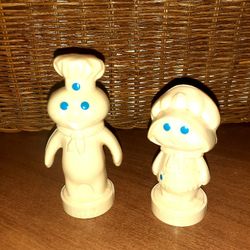 Pillsbury Dough Boy And Poppie Salt and Pepper Shakers