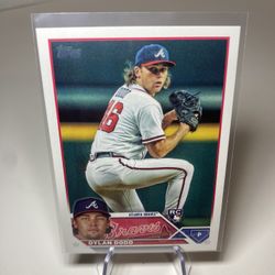 2023 Dylan Dodd Rookie Card Atlanta Braves