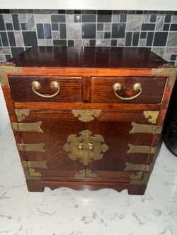 Antique Wooden Tea Cabinet