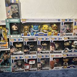 Funko Pop & Other Anime Figurines 