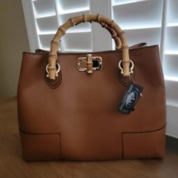 Leather Handbag from Italy
