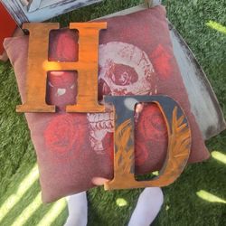 Harley davidson  wood letter