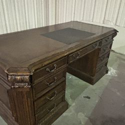 Wood desk