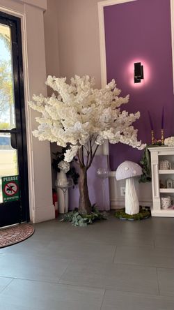 Large Artificial White Cherry Blossom Tree