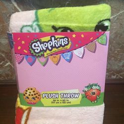 Shopkins Plus Throw Blanket Large