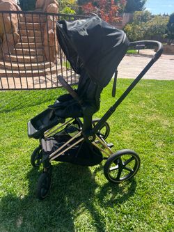 Cybex Priam Stroller Rose Gold Frame