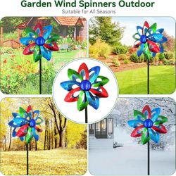 Wind Spinners Dual Sided Kinetic Art