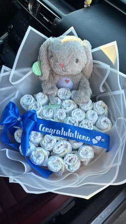Diaper Baby Bouquet