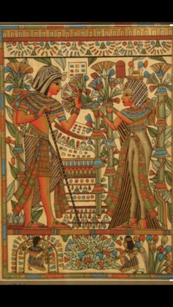 The wedding card The king 🤴🏽 Tutankhamen big size 63x93cm