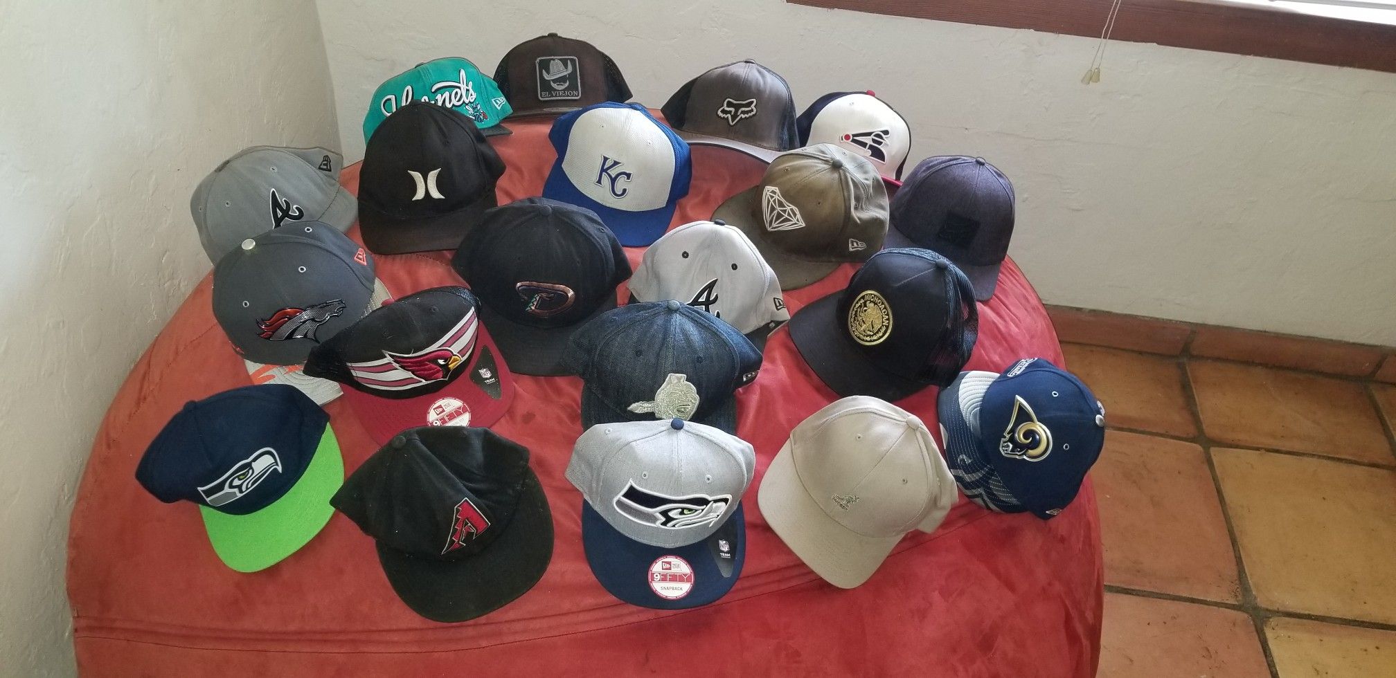 NFL, original snap back caps!