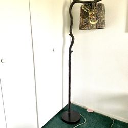 Rustic Branch Bronze Floor Lamp