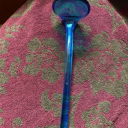 Antique Cobalt Blue Glass Ladle