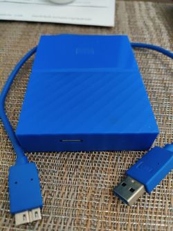 1TB western digital my passport portable hdd