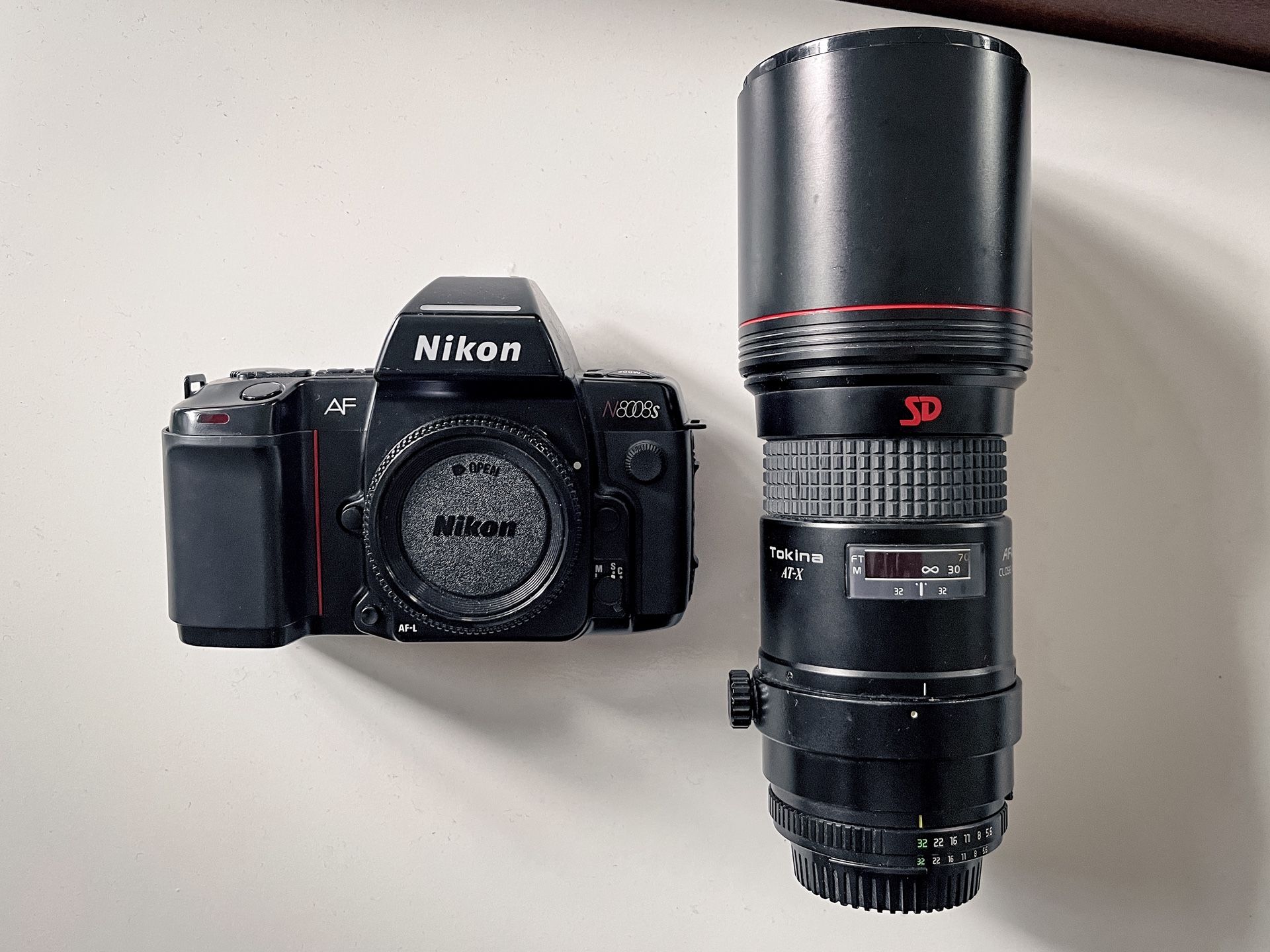 Nikon 8008s with Lenses