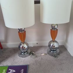 2 Large Lamps 