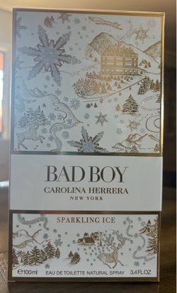 Carolina Herrera Bad Boy Sparkling Ice 3.4 Oz  ( LIMITED EDITION)