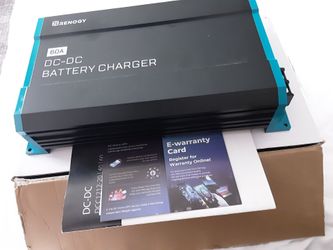 750-Watt Solar 12-Volt 60 Amp DC to DC On-Board Battery Charger for Flooded Gel AGM and Lithium Batteries