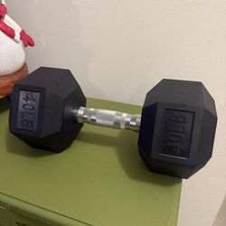 New 40 Pound Weight Dumbbell Exercise Equipment 
