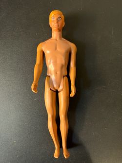 Vintage 1968 Mattel Ken Doll Blonde Hair Blue Eyes Hong Kong