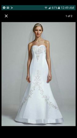 sweetheart strapless mermaid wedding dress