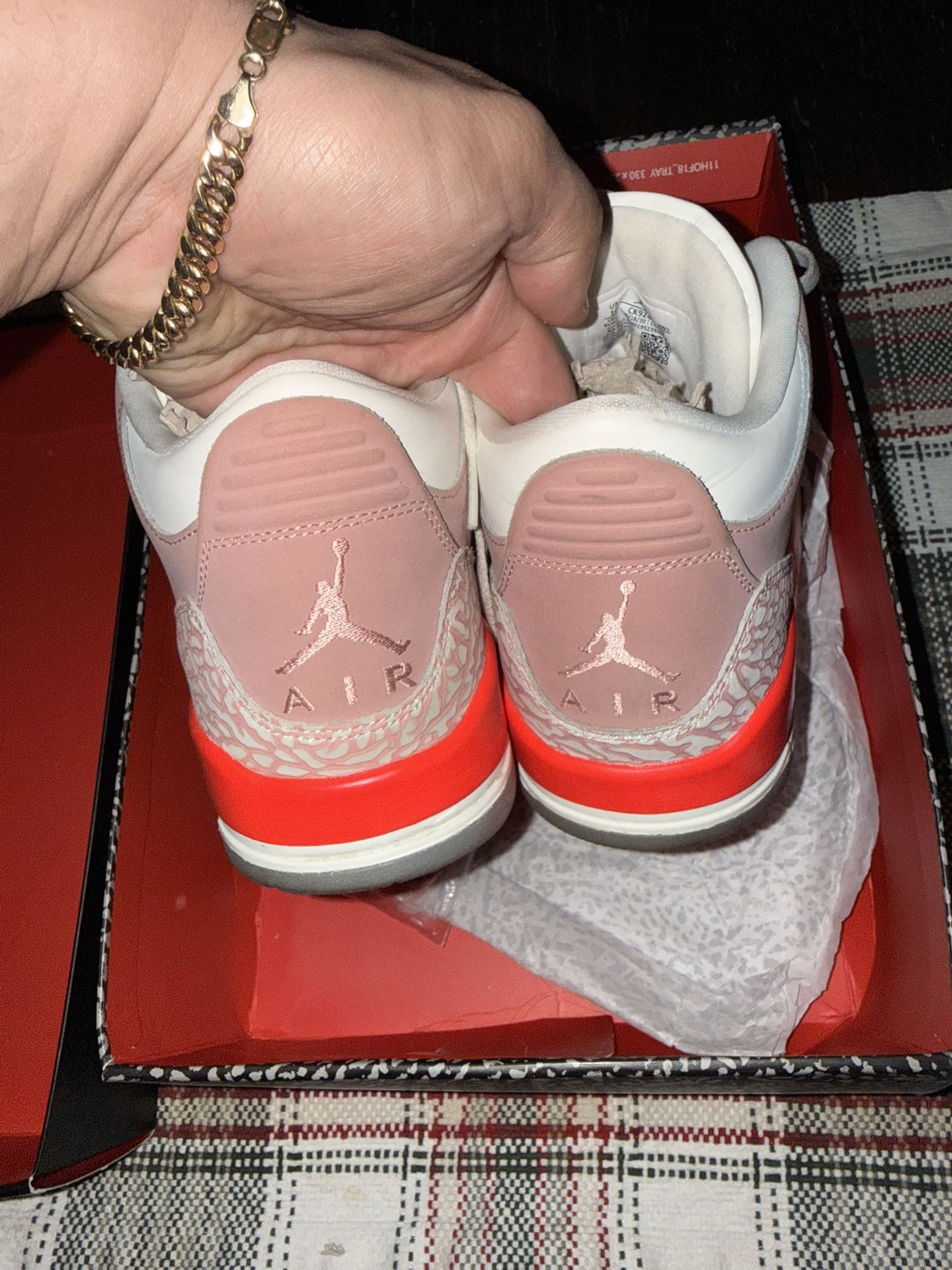 Jordan 3 Rust Pink Size 8.5 Men