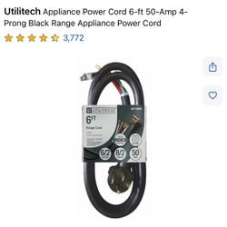 Utilitech Appliance Power Cord 6ft